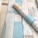 Faux Wood Wallpaper, H2MTOOL Removable Self Adhesive Shiplap Contact Paper (17.7” x 78.7”, Mix-Color)