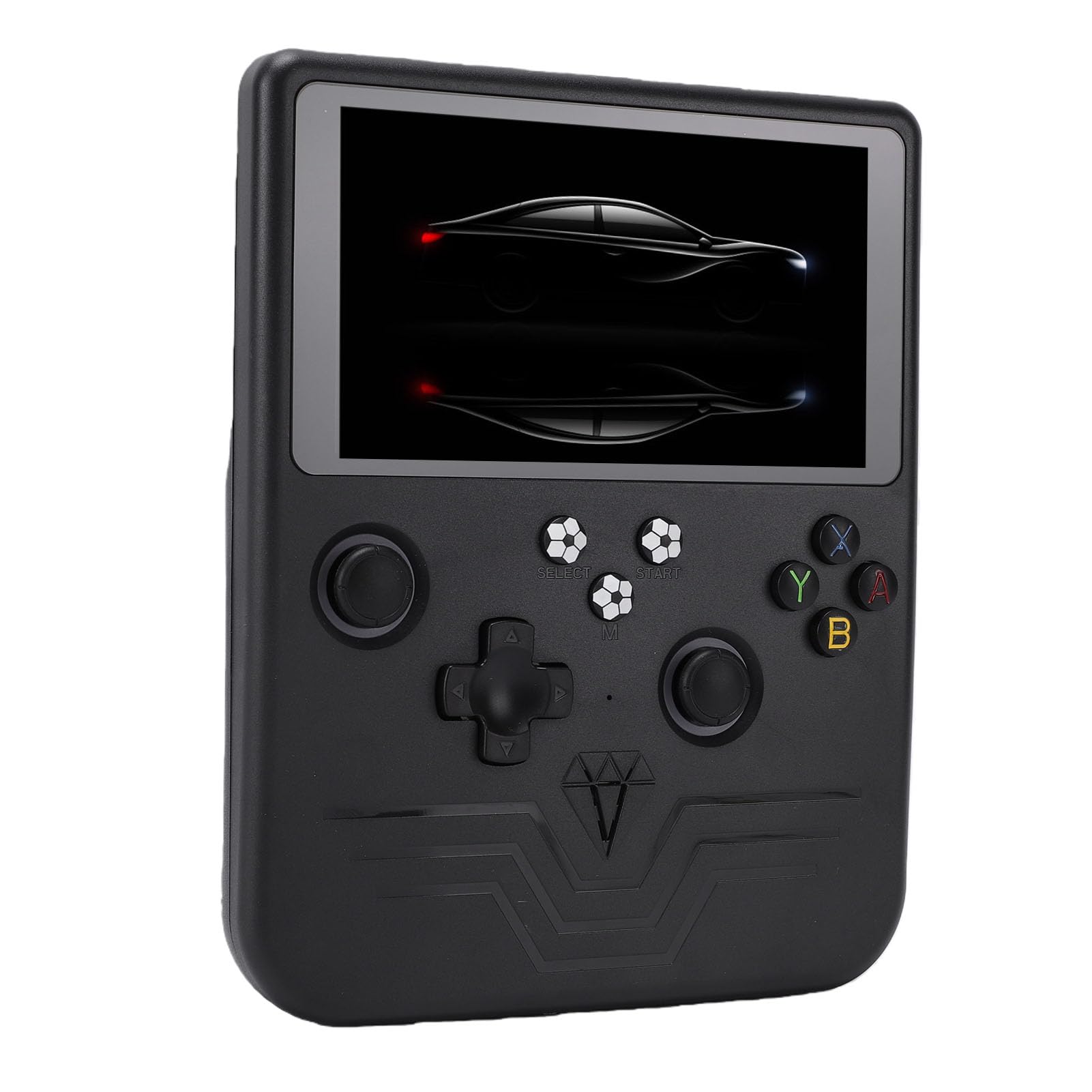 VBESTLIFE Console di Gioco Portatile retrò, Schermo da 6 Pollici con Batteria da 6000 MAh e Scheda di Memoria da 128 GB, per Giochi Classici e Giochi Portatili (BLACK)
