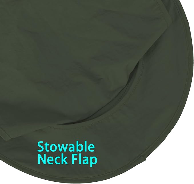 Sombrero de pesca unisex con protección UV y ala ancha miniatura 5