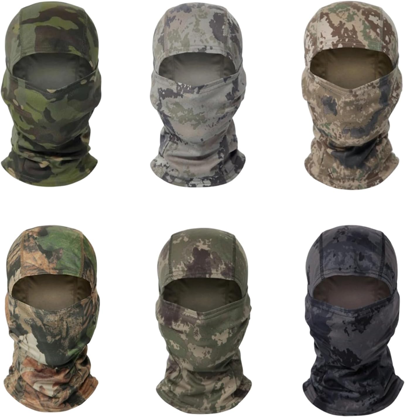 Balaclava Ski Mask for Men Women Camo Face Mask UV Protection Breathable Full Face Cover for Motorcycle Hunting