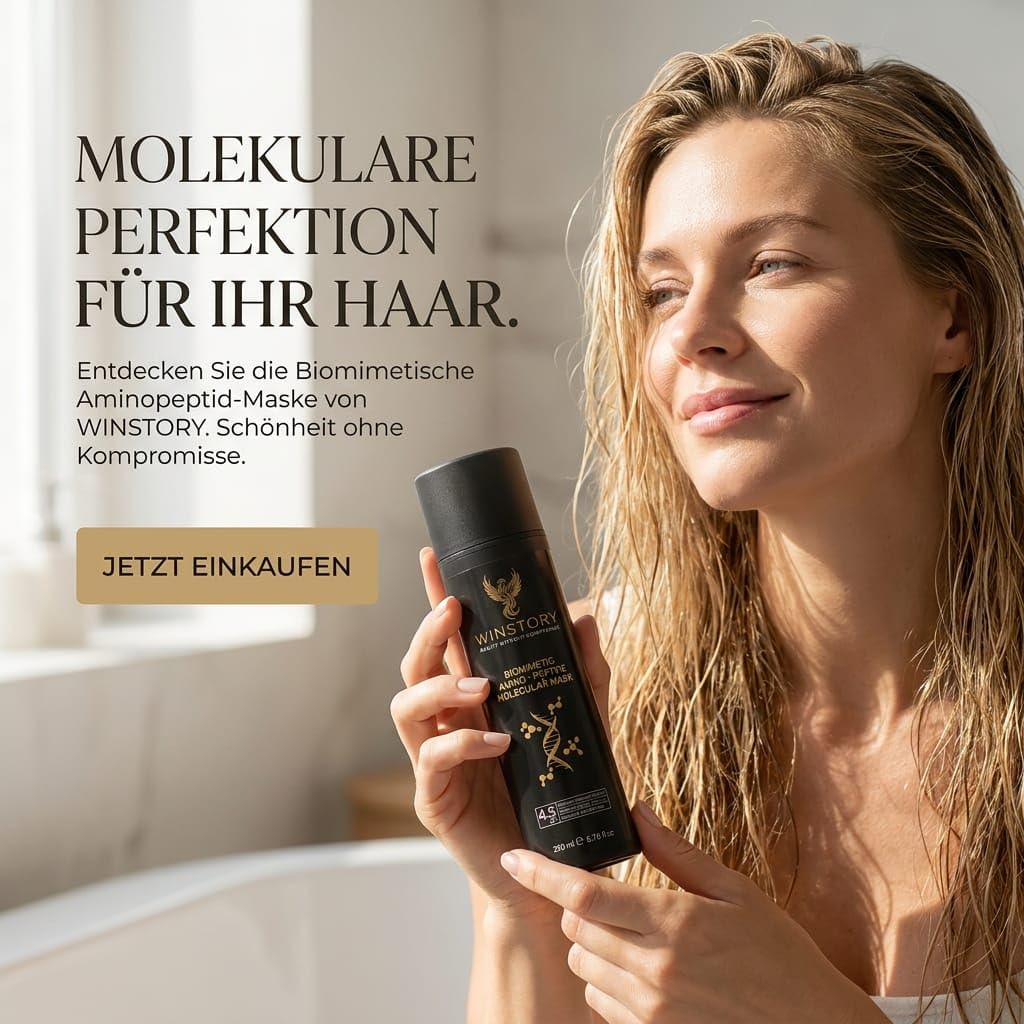 Biomimetyczna maseczka do włosów molekularna z aminopeptydami do odbudowy włosów bez spłukiwania WinStory - 200 ml