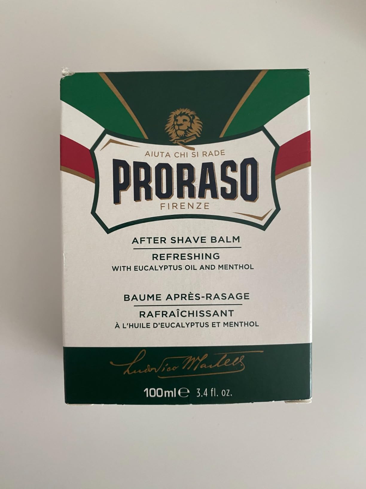 Proraso After Shave Balsam, 100 ml, erfrischendes Aftershave ohne