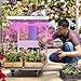LED Grow Light Full Spectrum Panel Indoor Plants Growing Lights Plant Lamp for Seeding Vegetable Flower (25W, Silver)