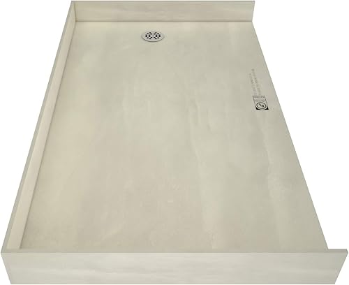 Miniatura 8 de Tile Redi B3354R-BFRDPVZ - Kit de plato de ducha con intermitente, drenaje derecho, base de ducha sin barreras, drenaje de PVC de 2 pulgadas y placa