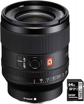 Amazon.com : Sony SEL35F14GM FE 35mm F1.4 GM G Master Full Frame