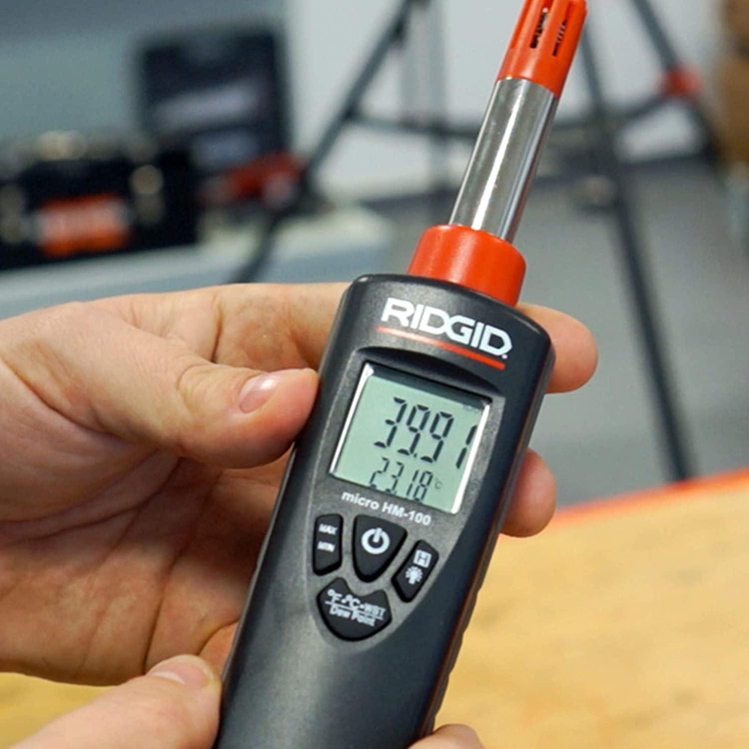 RIDGID 37438 micro HM-100 misuratore di umidità / temperatura