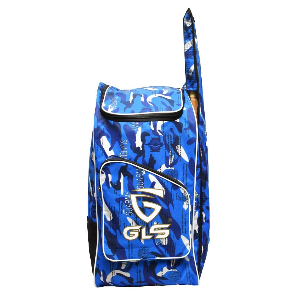 GLS Sniper Duffle Cricket Kit Bag with One Side Bat Sleeve (Blue)-picture-26