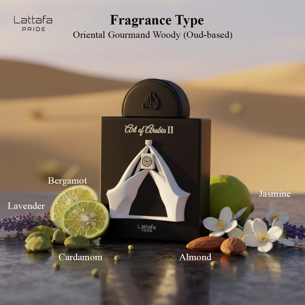 Amazon.com : Lattafa Pride Art Of Arabia II Eau de Parfum Spray