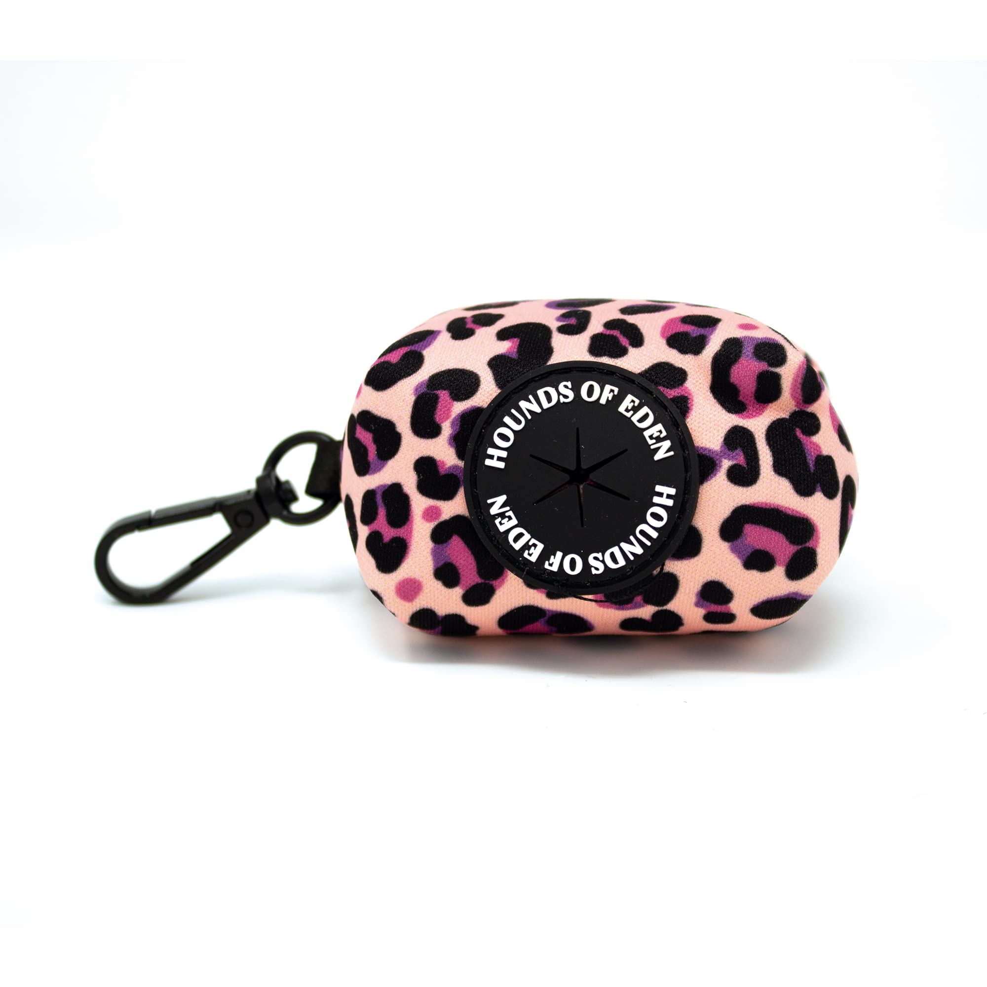 Hounds of Eden 'Blushing Leopard' - Pink Poop/Treat Bag Holder