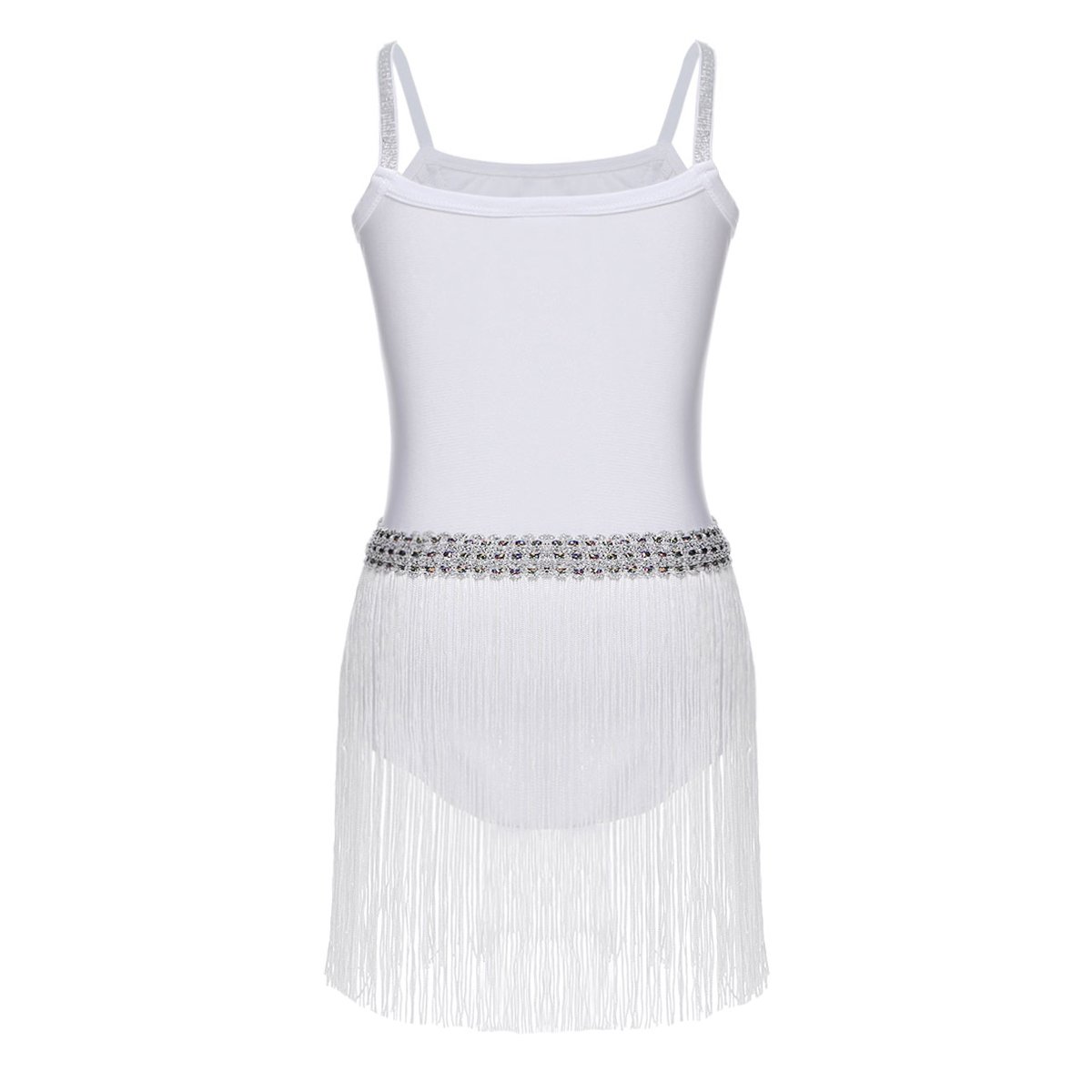 Robe De Danse Pailletée à Franges Pour Fille - Danse Latine, Salsa, Samba