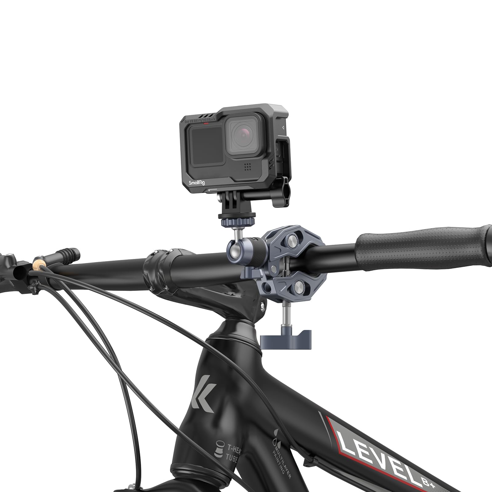 SMALLRIG Super Clamp con Rótula, Clamp de Montaje de Cámara con Adaptador Gopro, Monitor de Cámara, luz LED, Carga Máxima de 3,5kg (7,7lb) - 4102