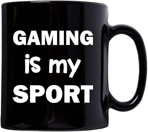 Miniatura 2 de Funny Gifts for Game Developer Designer Mug Coffee Tea Cup Black Ceramic 11oz - Video Gaming Design Dev Team Development Cute Gag Idea - Gaming is