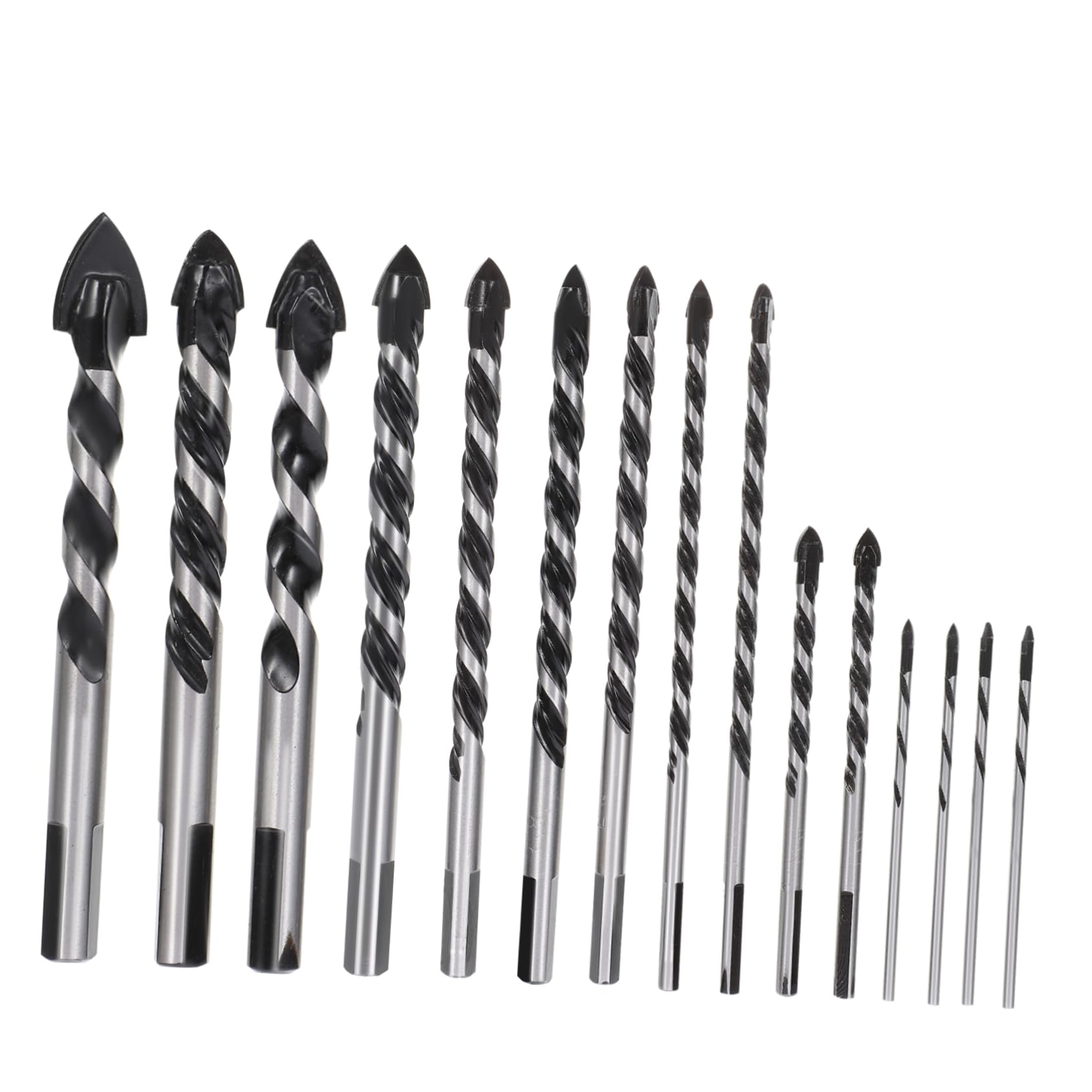 HOLIDYOYO Concrete Roughing Bit Set Cross Masonry Drill Bits for Efficient Drilling