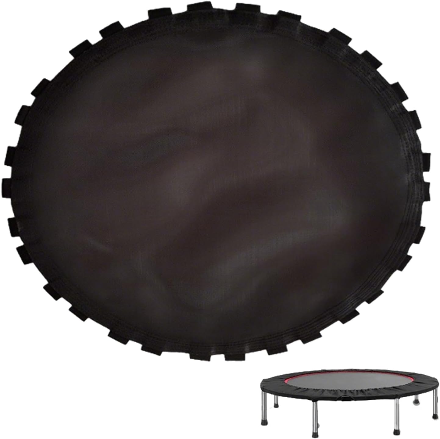 Trampoline Replacement Jumping Mat, Durable Round Trampoline Mat with Reinforced Eyelets for 32/36/38/40/45/48/50/54/60 Inch Trampolines, Heavy Duty Replacement Mat