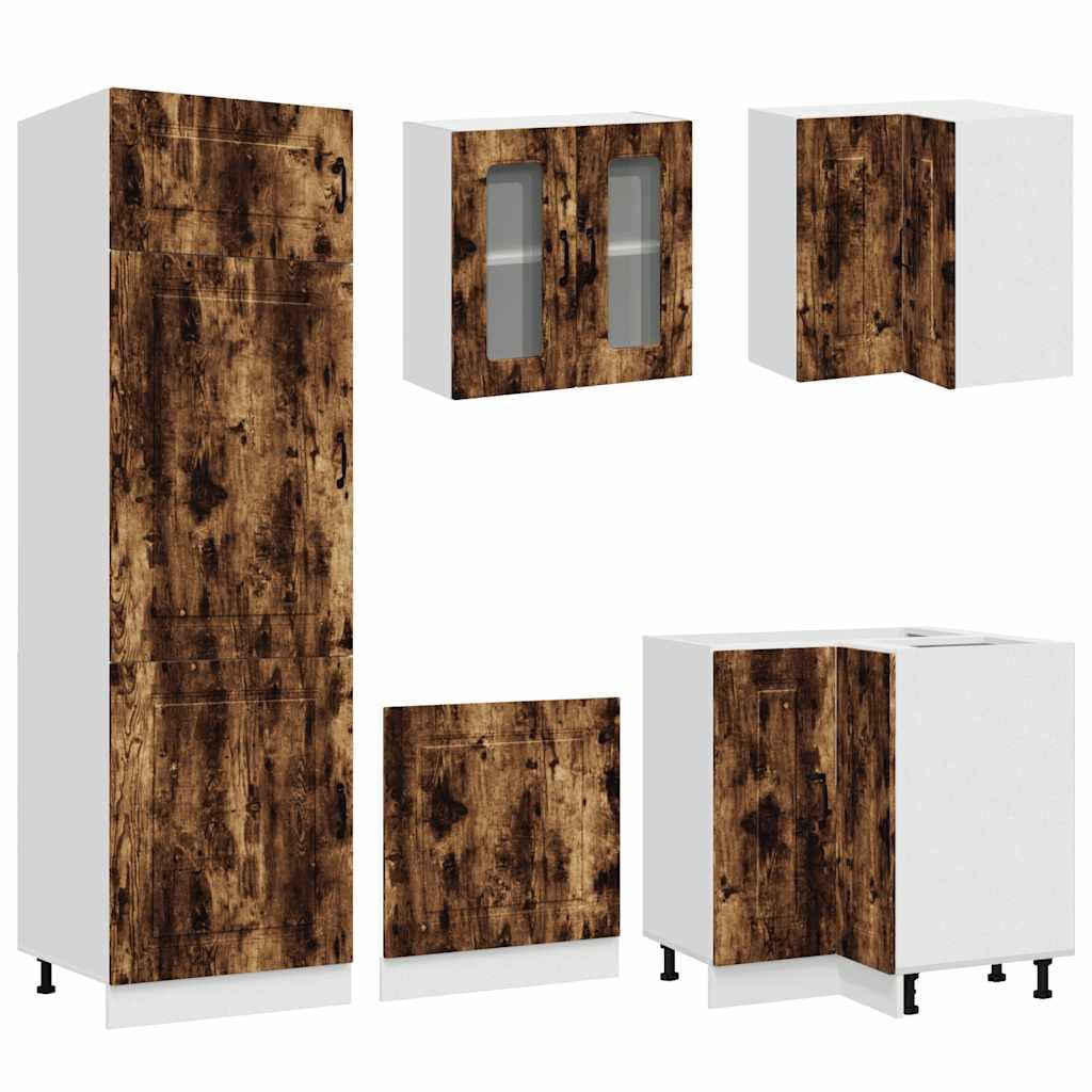 Ensemble d'armoires de cuisine 14 pcs Kalmar bois d'ingénierie