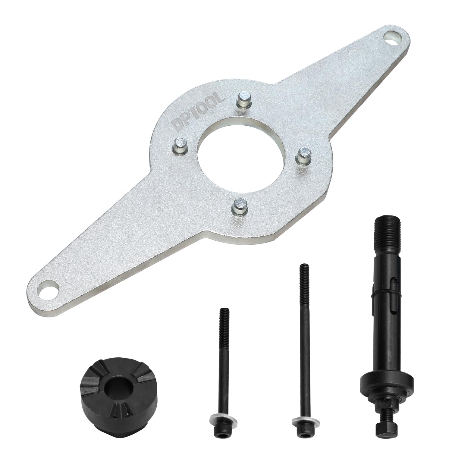 DPTOOL Schwingungsdämpfer Haltewerkzeug Stoßdämpfer Kompatibel mit Audi Skoda VW 1.8 2.0 4V TFSi EA888 Schwingungsdämpfer Montage 4 Zylinder Ersetzen T10531
