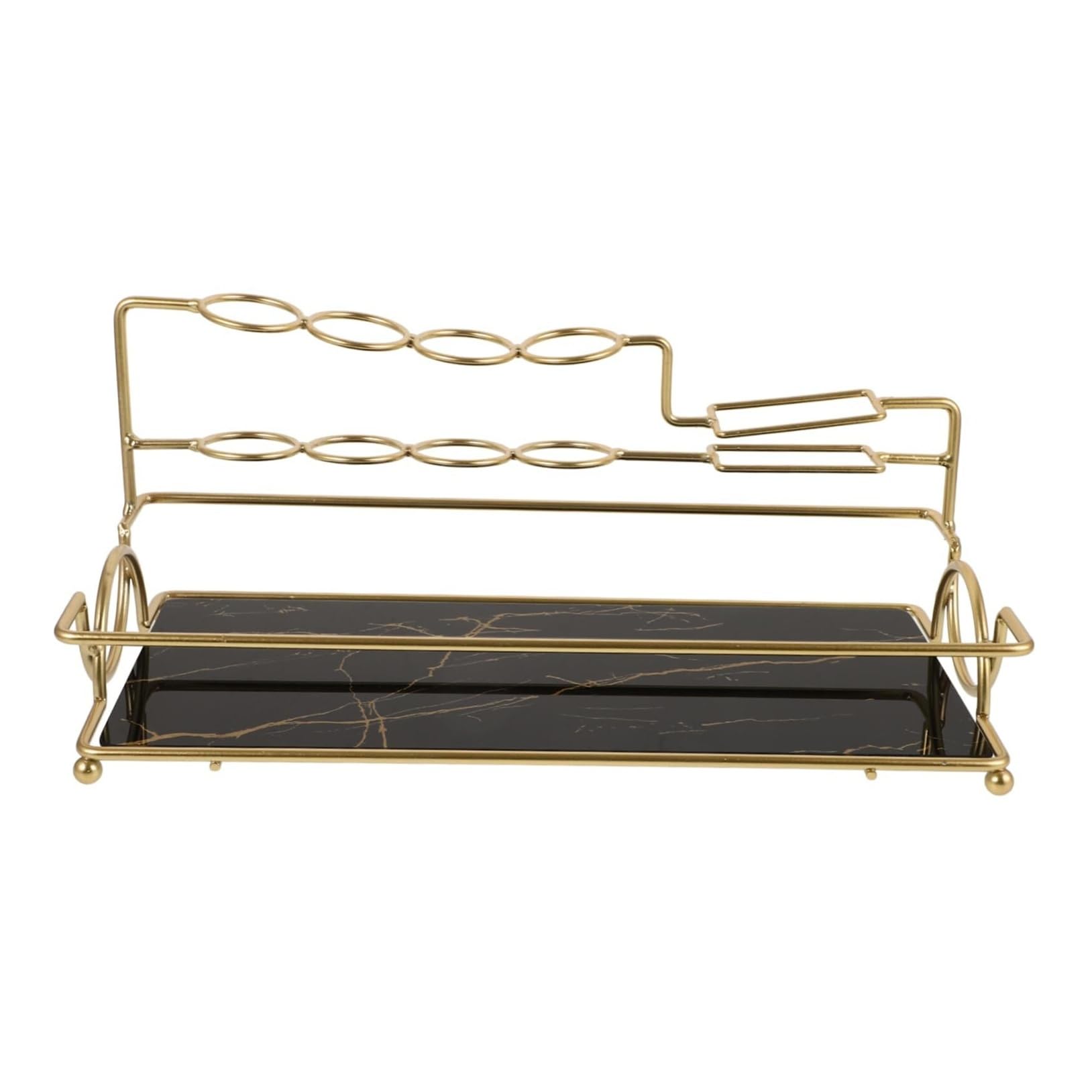 Soportes para cepillos de Dientes Estante de Almacenamiento encimera for baño, Organizador Multiusos for Cepillo Dientes Organizador de Accesorios(Black)