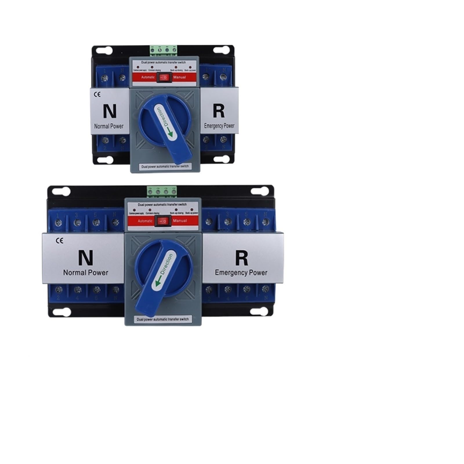 Commutateur de transfert automatique à double puis YCQ3B-63 2P/4P 63A 50/60Hz ATS commutateur de transfert automatique à double alimentation AC230V/400V commutateurs de sélection électriques ( Size :