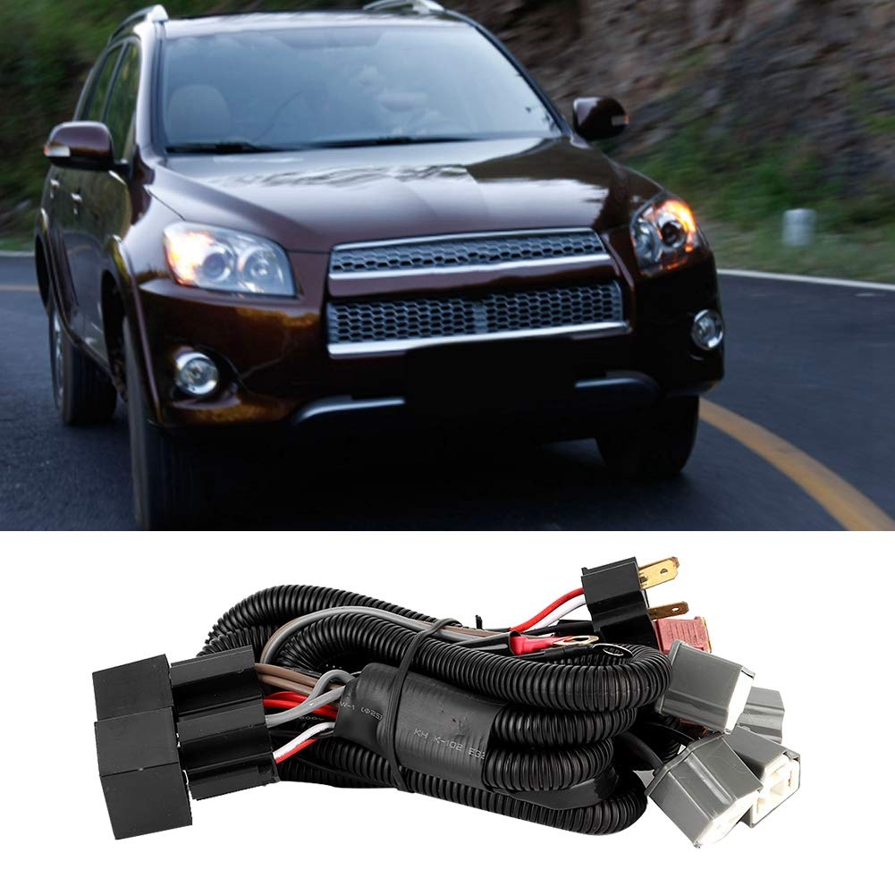 LED-Kabelbaum, Auto-LED-Scheinwerfer ABS-Kabelbaum Beleuchtung Boost mit für H4-Adapter vier Lichter