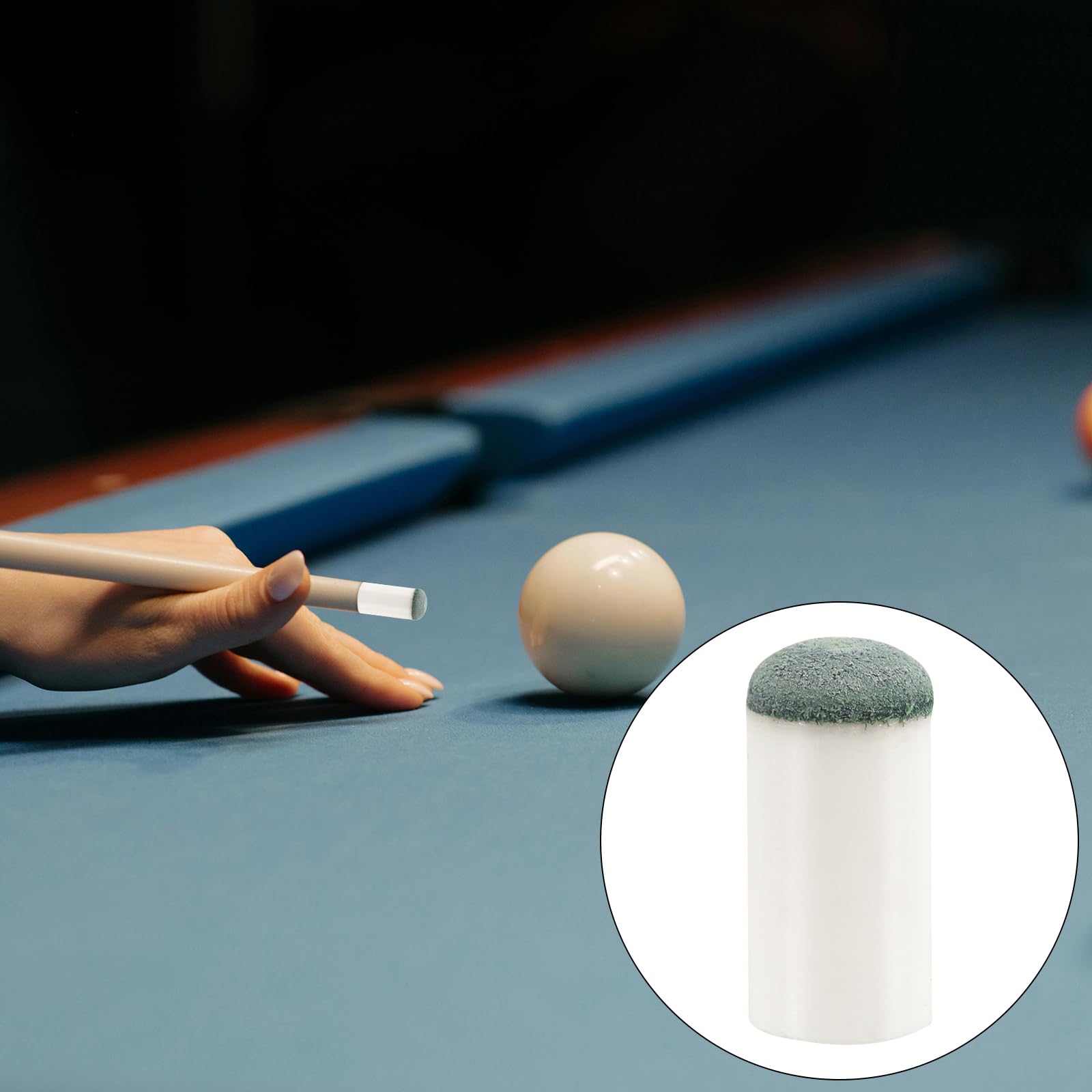 Gejoy 20 Pezzi Puntali Per Stecca Cue Tip 10 Biliardo Stagno Punte - Foto 2