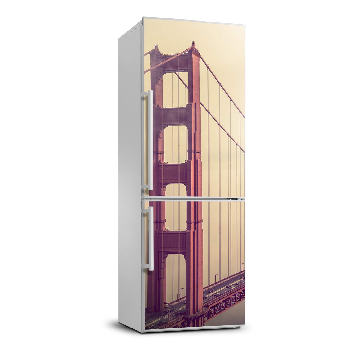 Película autoadhesiva de refrigerador 70x190 cm para ocultar imperfecciones en electrodomésticos