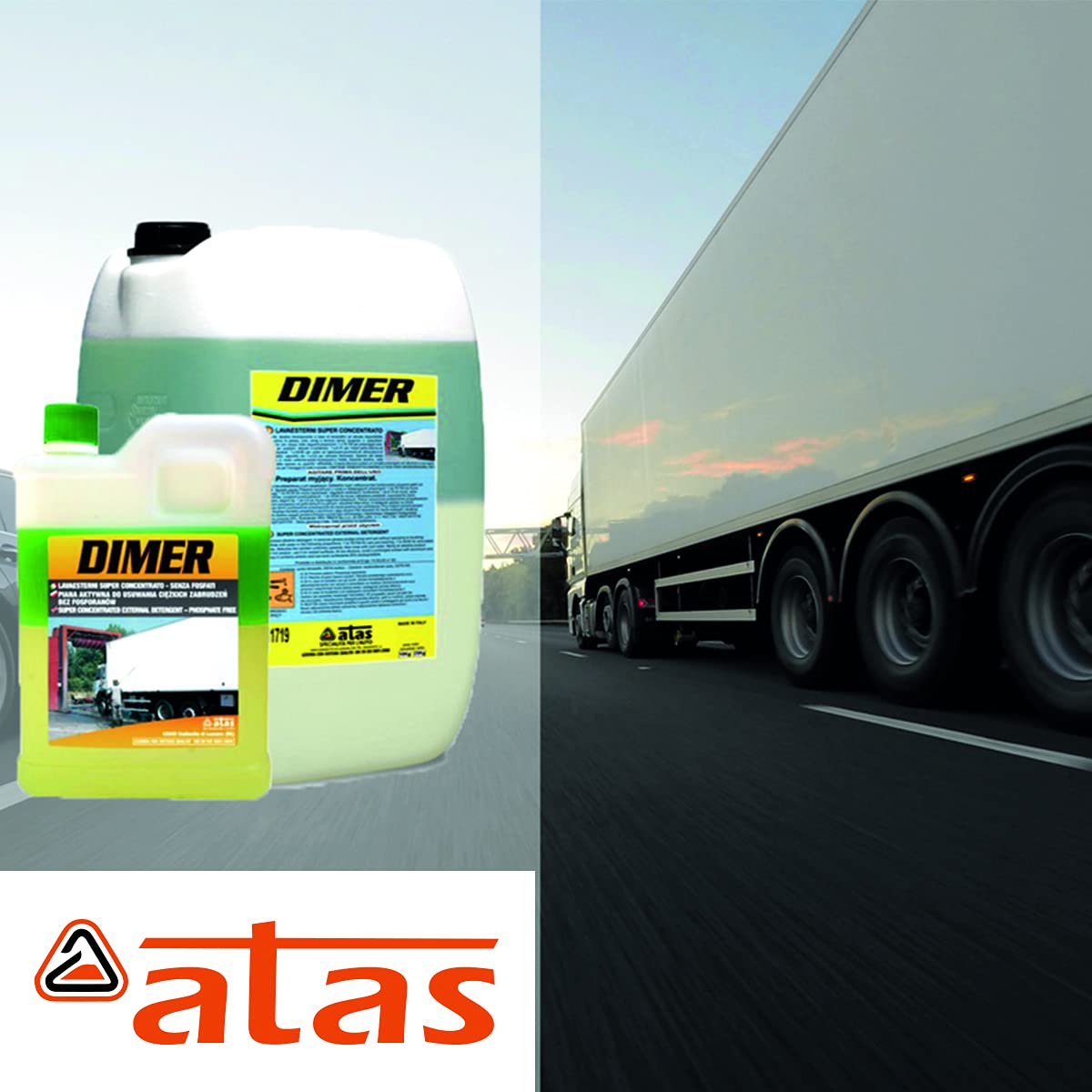 Atas DIMER, detergente bicomponente super concentrato