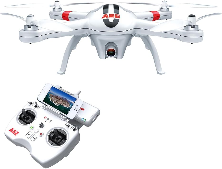 AEE AP10 Drone Quadcopter Aircraft System with Integrated 16MP FPV Camera (White)