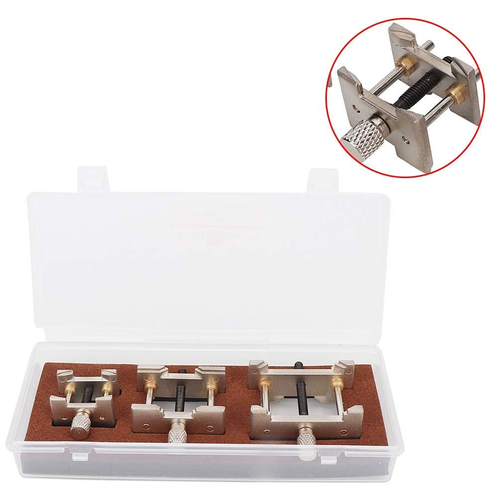 Juego de 3 Soportes para Abrir Cajas de Relojes, Herramientas para Reparar Relojes, Herramienta para Quitar la Tapa Trasera de la Caja, Herramienta de reparación y Extractor para relojeros.