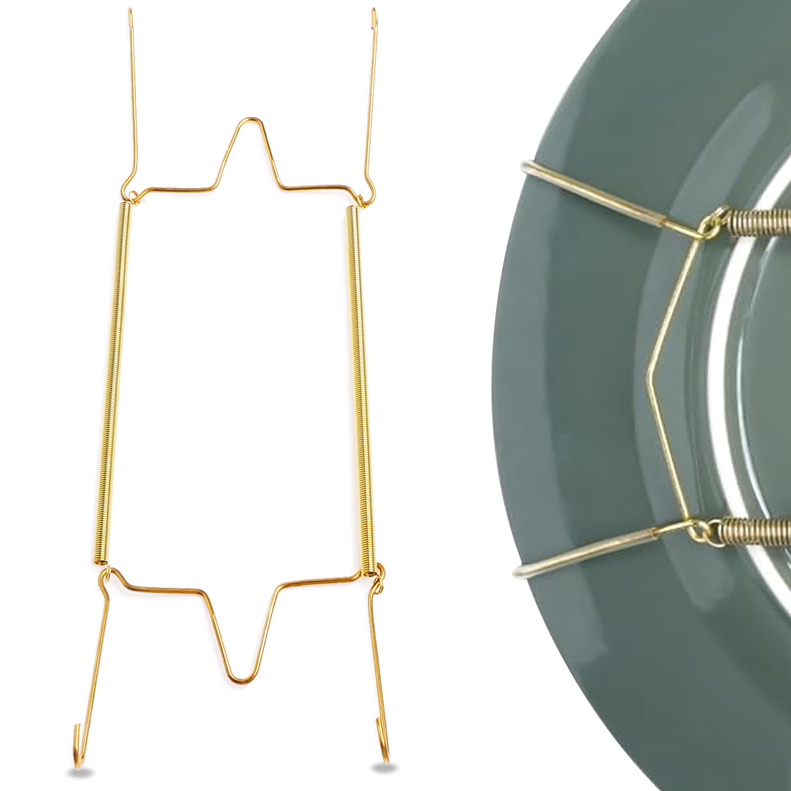 Plate Hangers for Walls Decorative Dish Display Holders Fit to Hang on Wall