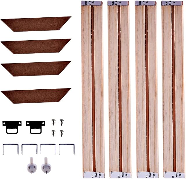 FAVOMOTO Canvas Wood Stretcher Bars Painting Wooden Frames Wood Painting Stretching Bars for Gallery Wrap Oil Painting Posters Supplies 1 Set 30X40CM