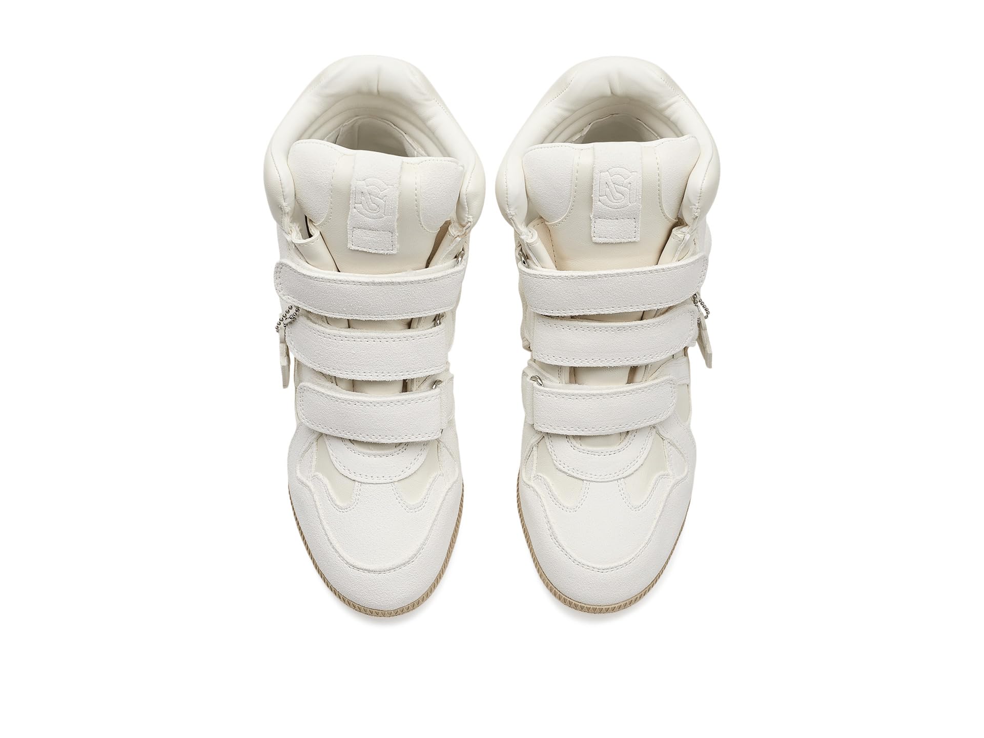 Steve Madden Damskie trampki Mavis, biały zamsz, 9