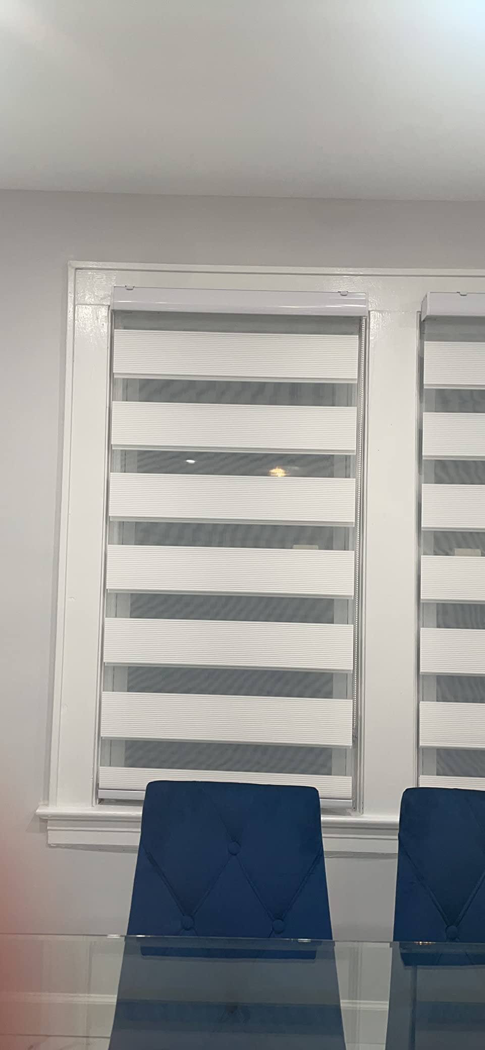 9/mo Finance Allbright Zebra Window Blinds for Home Office, Dual Layer Roller Shade Room