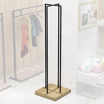 Commercial Throw Pillow Display Stand, 79inch High Heavy Duty Floor Black Metal Frame Pillows Storage Rack Holder for Round Square Cushion, Gift Store Retail Textile Dispenser