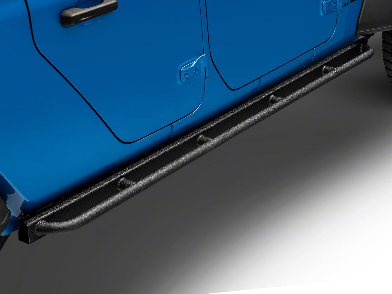 Barricade Enhanced Rubi Rails; Textured Black Compatible with 20-24 Jeep Gladiator JT