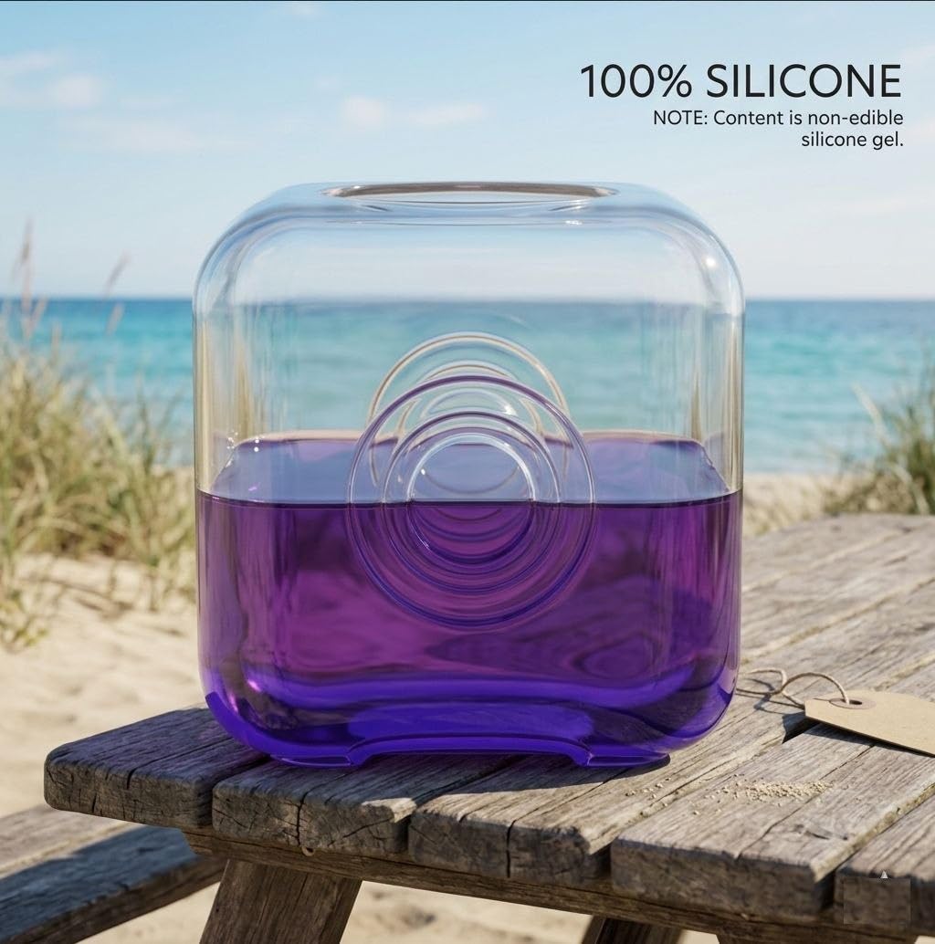 Palla Dosatrice Lavatrice 160ml,PortaTorreStore in Silicone Morbido 100%,Cubo Rotante,Ultra Silenzioso, Risparmio Detersivo,Graduata 40-160 ml (2 PALLE OBLO AZZURRE)