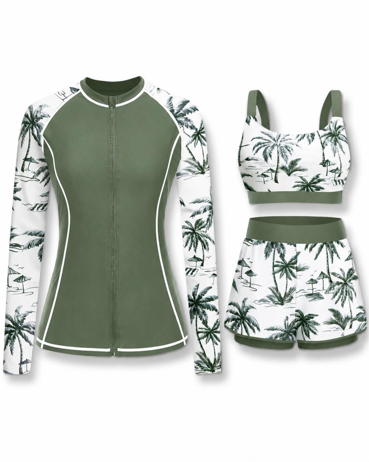 Daci 3 Piece Rash Guard Set