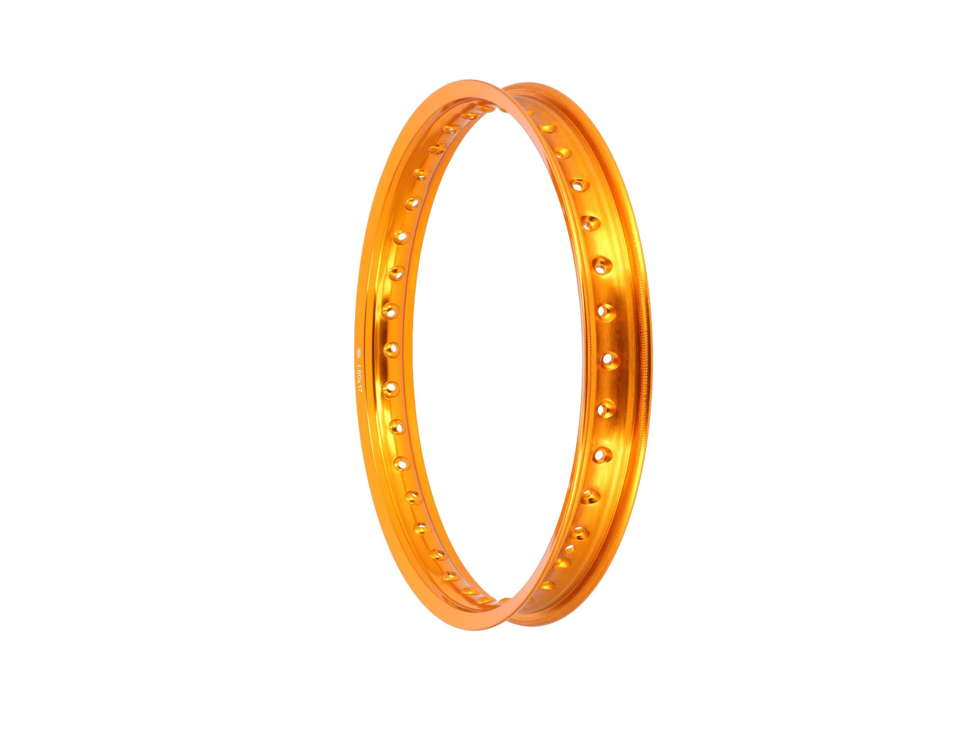 Felge 1,6 x 17" Alufelge, Orange eloxiert - Simson S53, S83