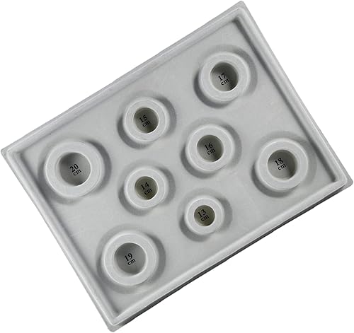 Miniatura 9 de TOPINCN Tableros de diseño de cuentas, esterillas de diseño de pulsera, tablero de cuentas flocadas, collar y abalorios, bandeja organizadora de