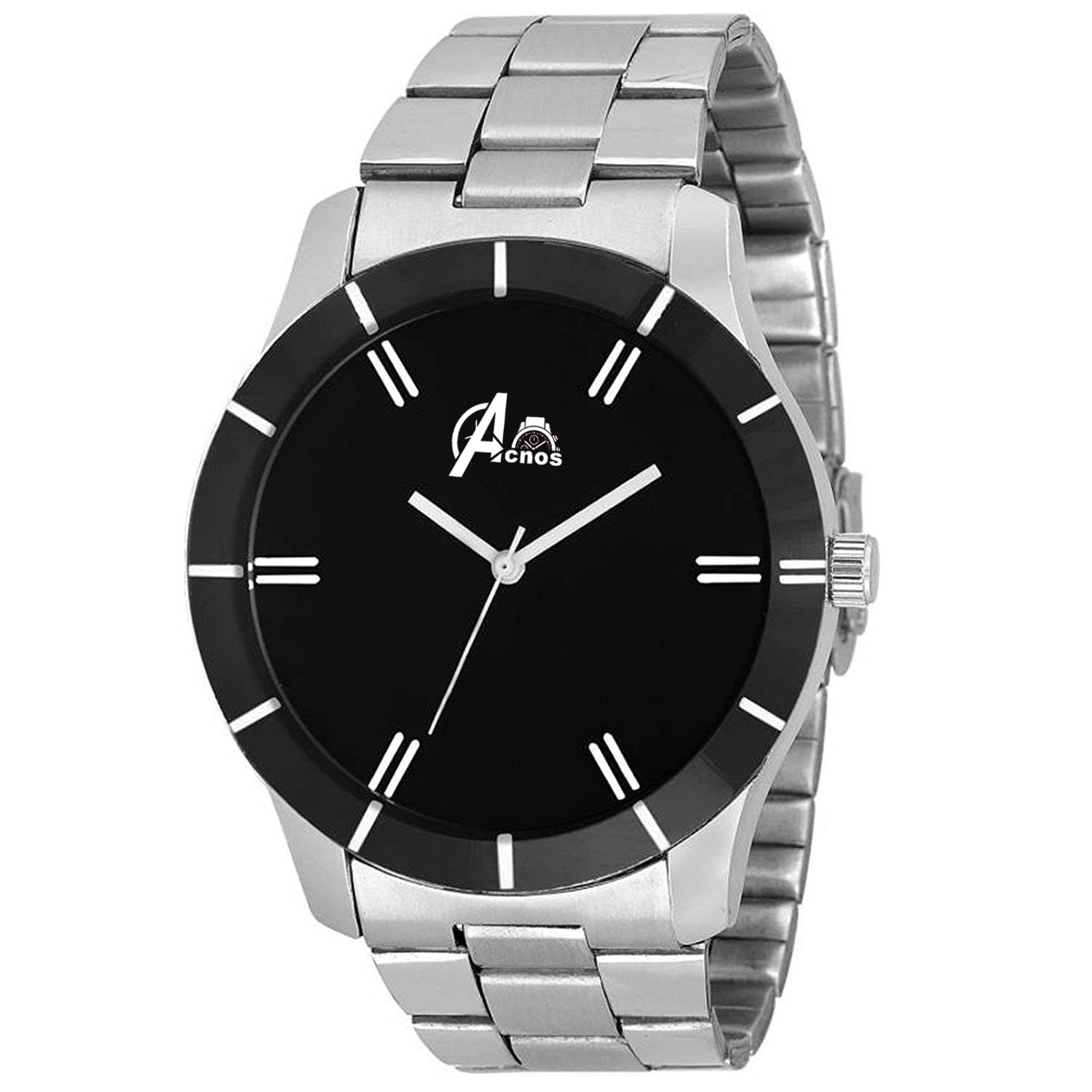 Acnos® Premium Full Black Dial Analogue Watch for Men Pack of 1 (FX442) (B07MNXF26M) Amazon Price History, Amazon Price Tracker