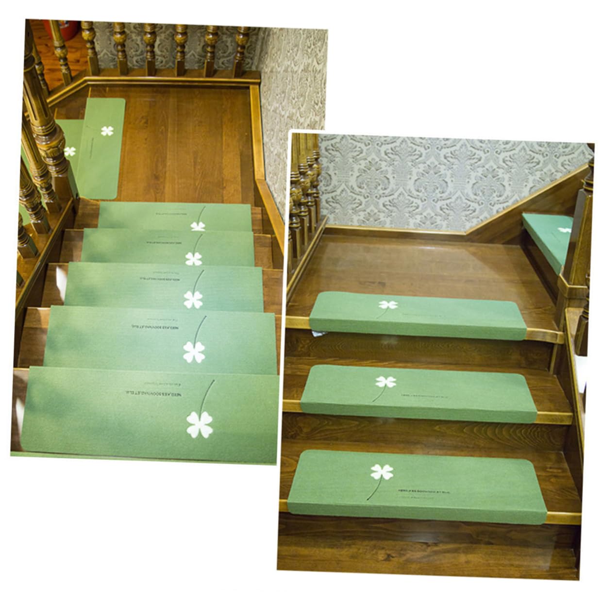 UPKOCH 5 Pièces bandes de ruban adhésif antidérapant tapis de sol intérieur tapis antidérapant d'escalier lumineux marches d'escalier lumineuses briller de marche