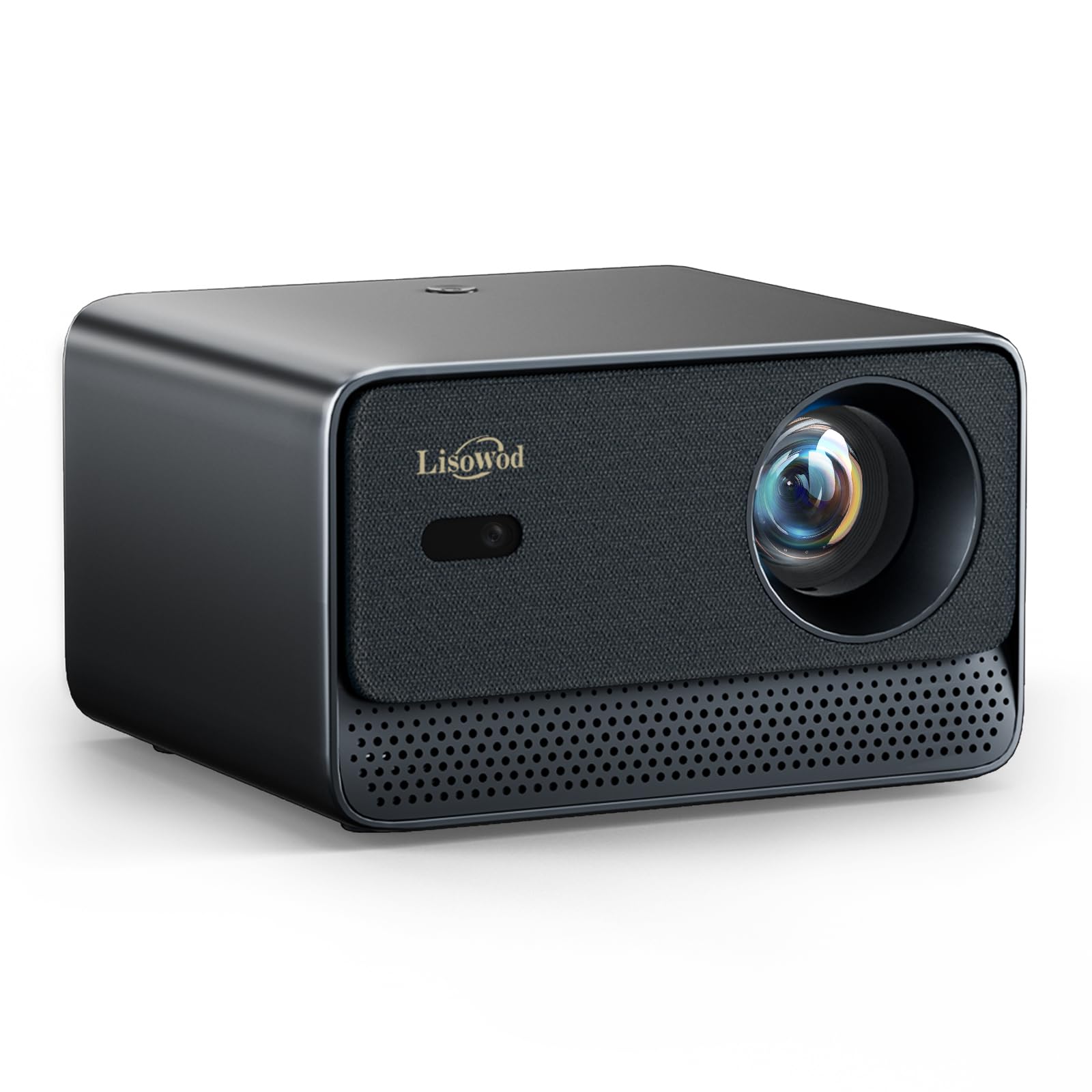 Proiettore 4K [800+ app per Netflix, browser e TV in diretta, configurazione AI Car e controllo CEC] Full HD 1080P 1300 ANSI Lisowod Smart Projector con WiFi 6, Bluetooth 5.2, Dolby Audio, Home Cinema