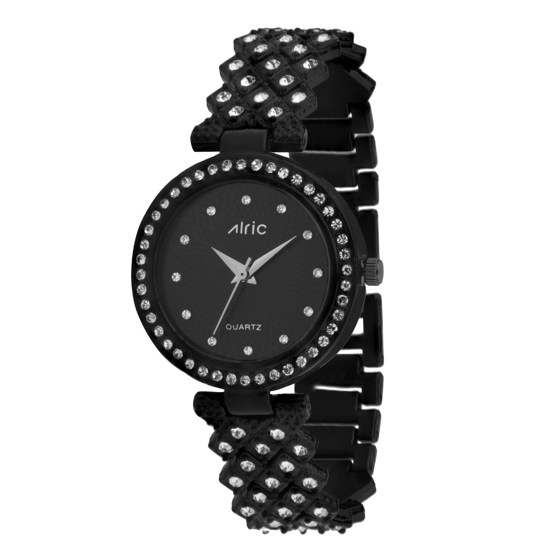 Alric Brand Watch for Women’s CZ & Stone Studded, Metal Strap Watches for Women, Silver Ladies Hand Watch Engrave Wrist Watches for Girls are Stylish Watch for Women and Female of All Ages (B09W9HQ1S5) Amazon Price History, Amazon Price Tracker