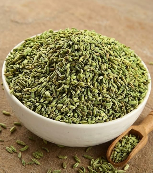 Fennel Seeds (Saunf) | No Artificial Colours and Preservatives | Whole Indian Spices with Authentic taste & Strong Aroma (50gm)
