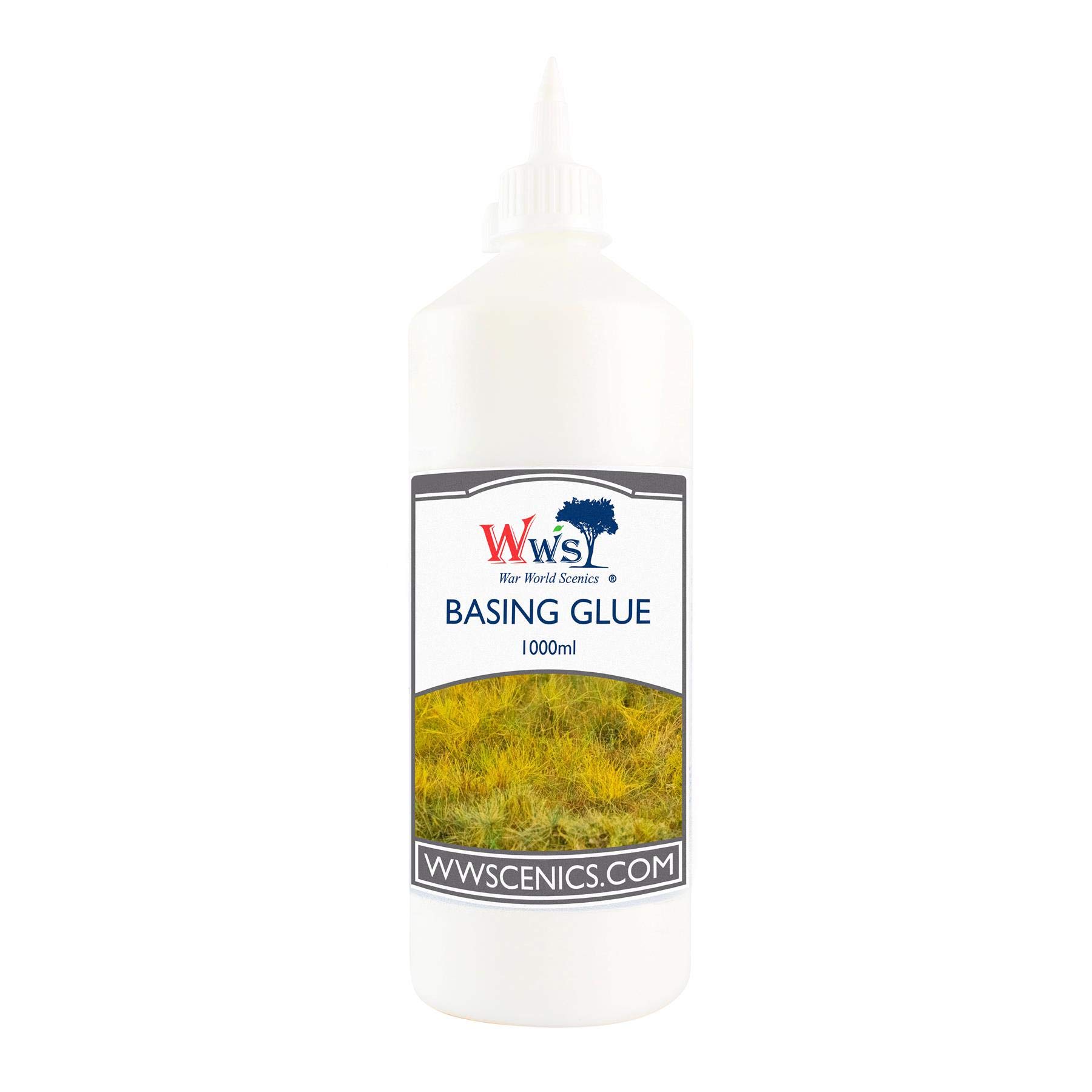 War World Scenics Diorama zestaw klejów 3 x 1000 ml – bazujący na kleju warstwa statyczna kępki do trawy teren materiały do przechowywania sceneria modelowanie model kolei