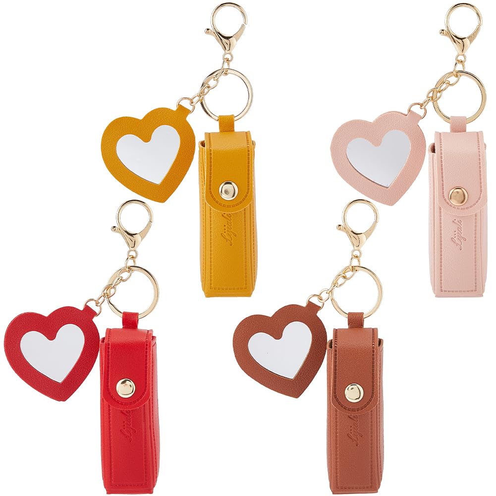 Porte Clés Trousse de Maquillage Évite de Perdre Votre Rouge à Lèvres Boîte de Protection