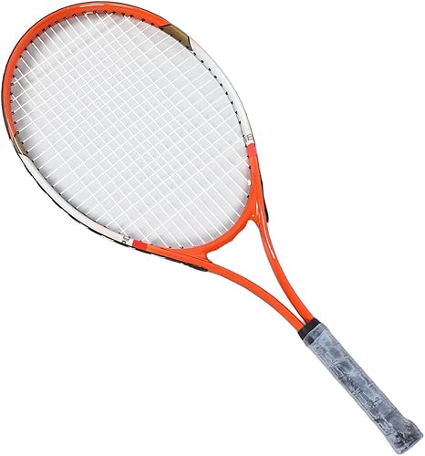 Raqueta de tenis, raqueta de tenis con bolsa de raqueta de 27 pulgadas de aleación de aluminio de nailon recreativo raqueta de tenis para