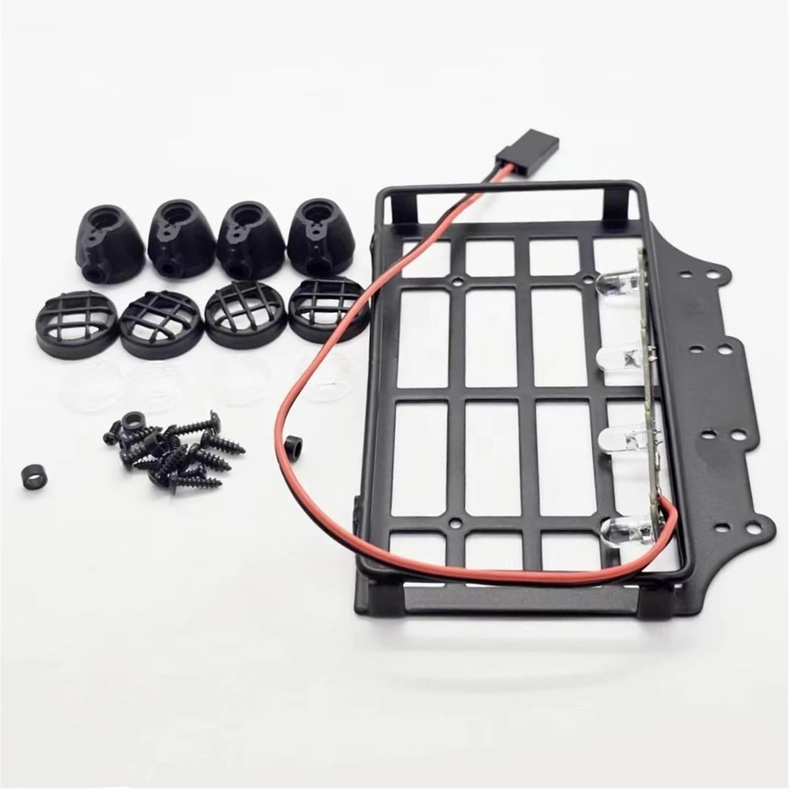 Kit Fixations à Ressort Métal Amélioré Kznifmk Pour MN82 LC79 RC 1/12 - Pièces De Rechange Argent