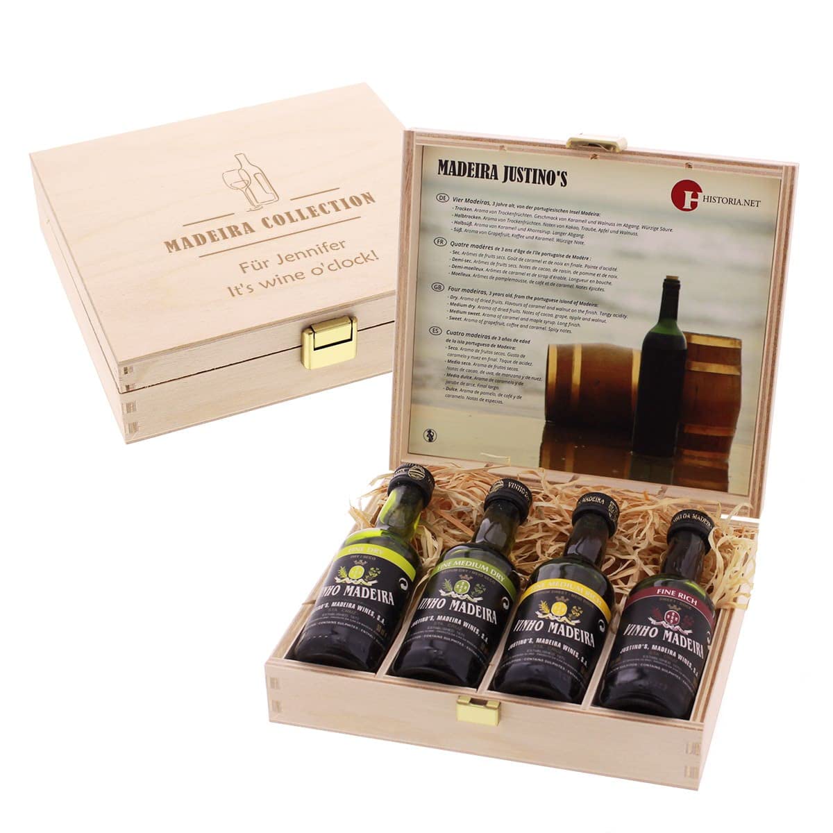 Madeira Degustations-Set mit Ihrer persönlichen Gravur