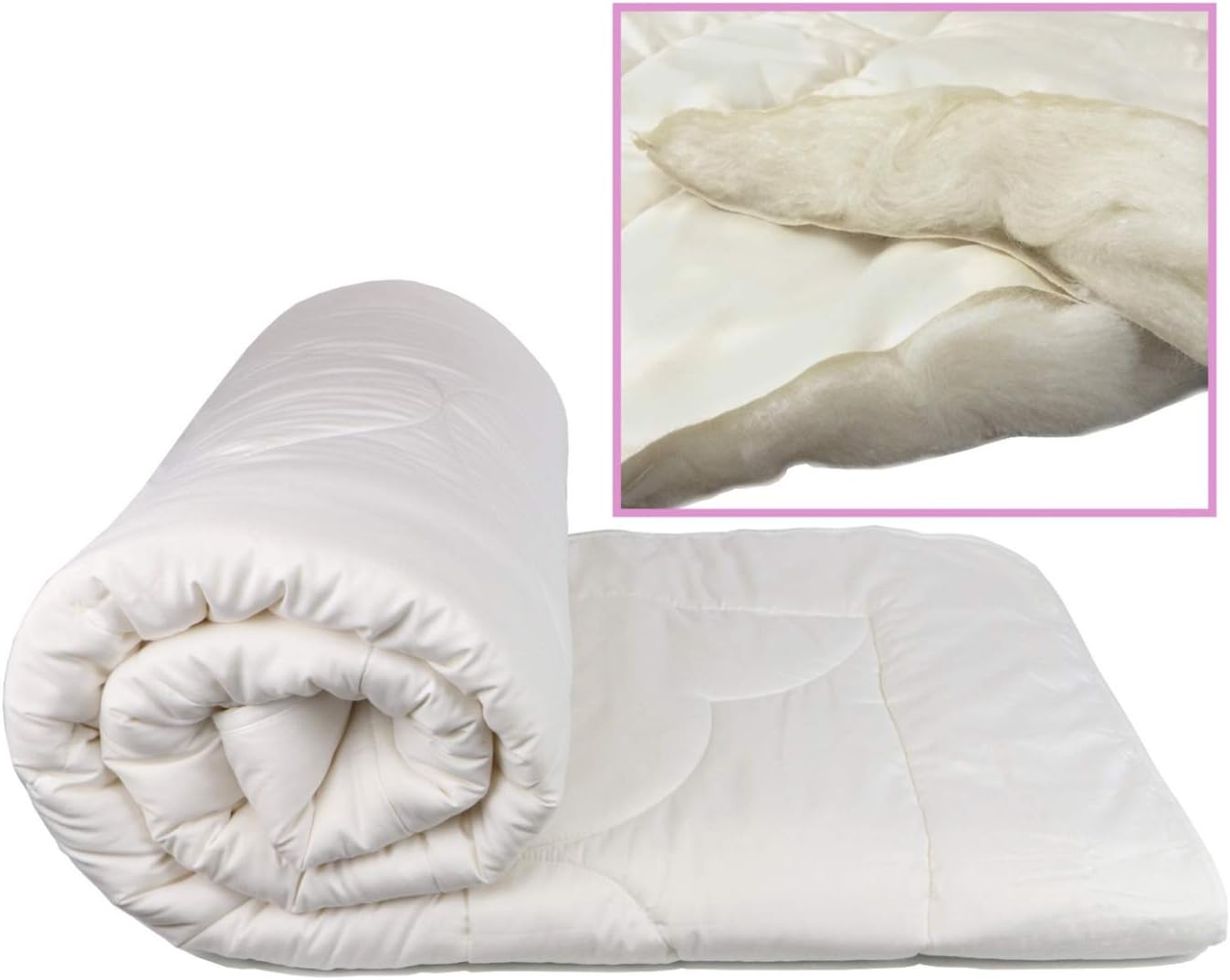 100% Natural Wool Comforter. Woolmark & Oeko Certified. (King)