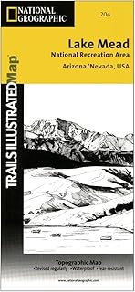 Trails Illustrated Map Lake Mead National Recreation Area